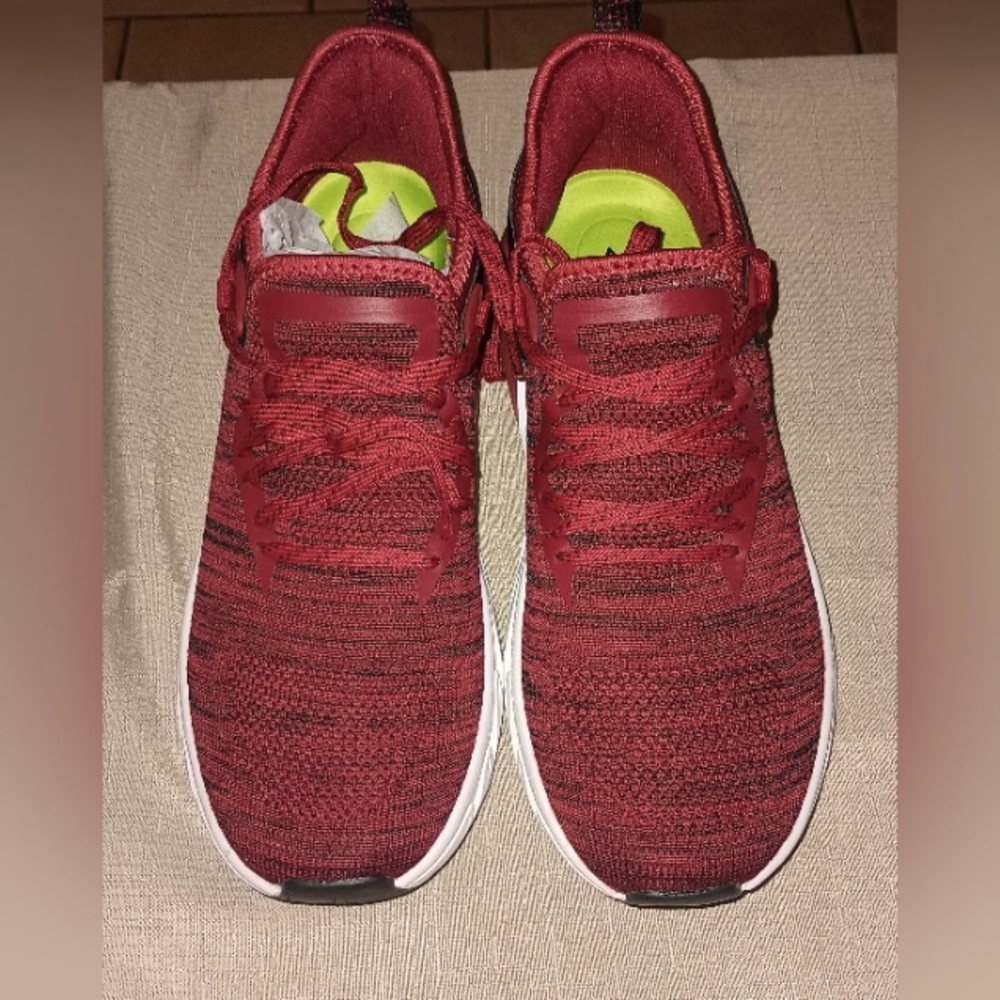 Vance Co. Mens GIBBS knit Red Sneakers